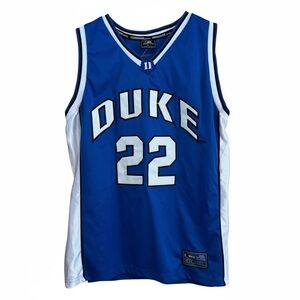 Vintage Duke University Basketball Jersey Colosseum Blue XL